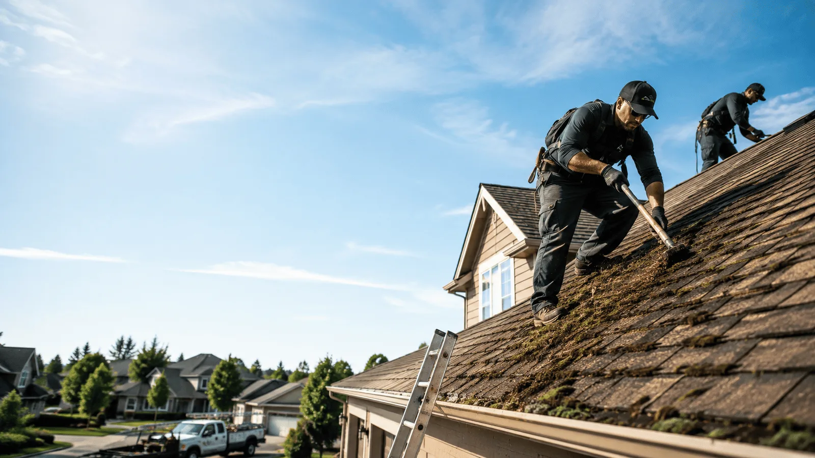Roof Moss Removal in Ottine, TX near me
